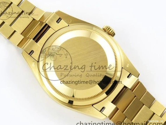 0101 Tailored Day Date 36 YG RAF Best Edition Rock Dial on YG Bracelet A 1384